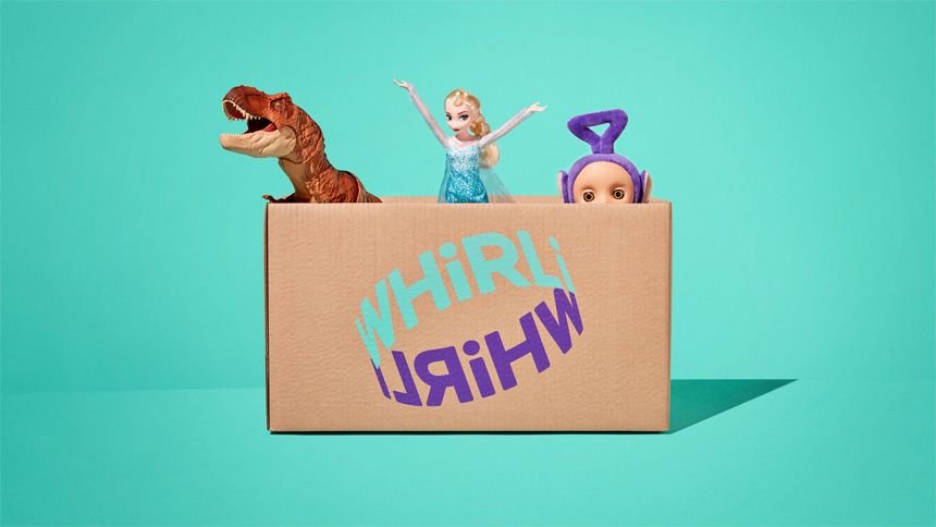 Whirli Kids Toy Box Library - 25% off half yearly & yearly subscriptions