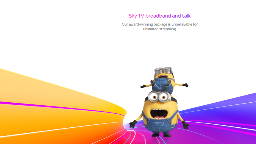 Exclusive Sky Superfast Broadband - £26 for 18 months + £0 set up