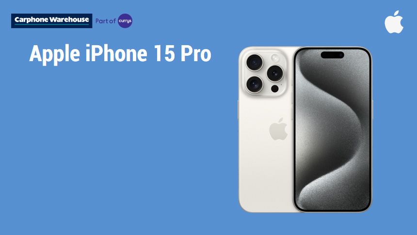 Apple iPhone 15 Pro - £25 voucher with any Pay Monthly contract