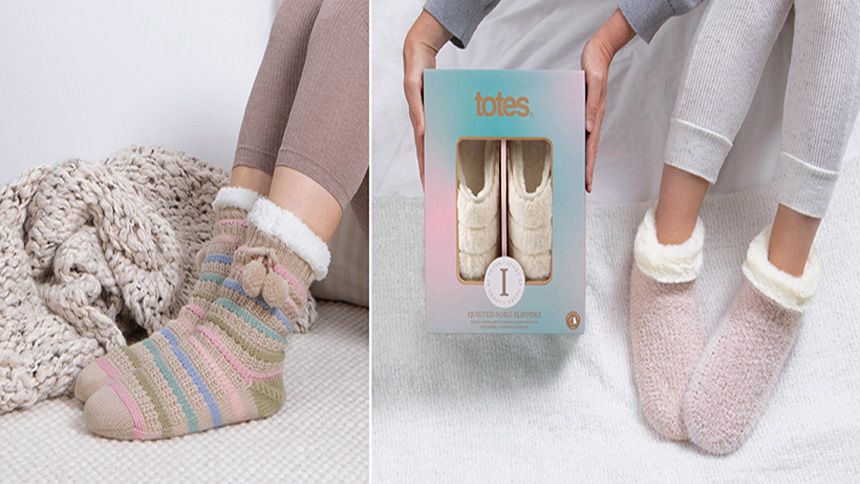 Slippers, Socks, Umbrellas & Gloves By Totes - 10% Teachers sitewide discount